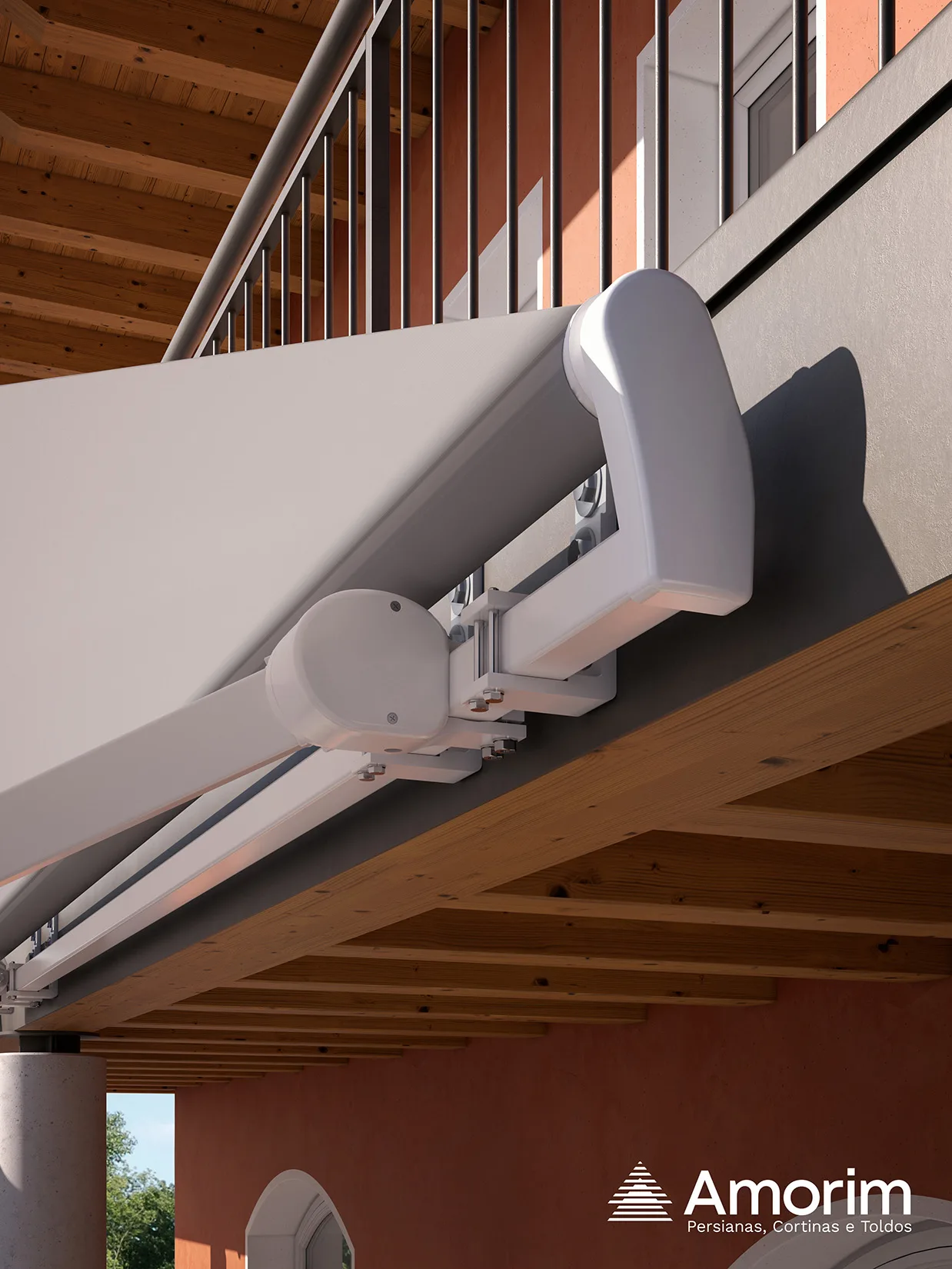 Toldo Milão Giant Amorim — estrutura de braços