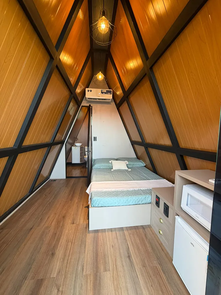 Chalé com estrutura metálica — Grupo Adriel