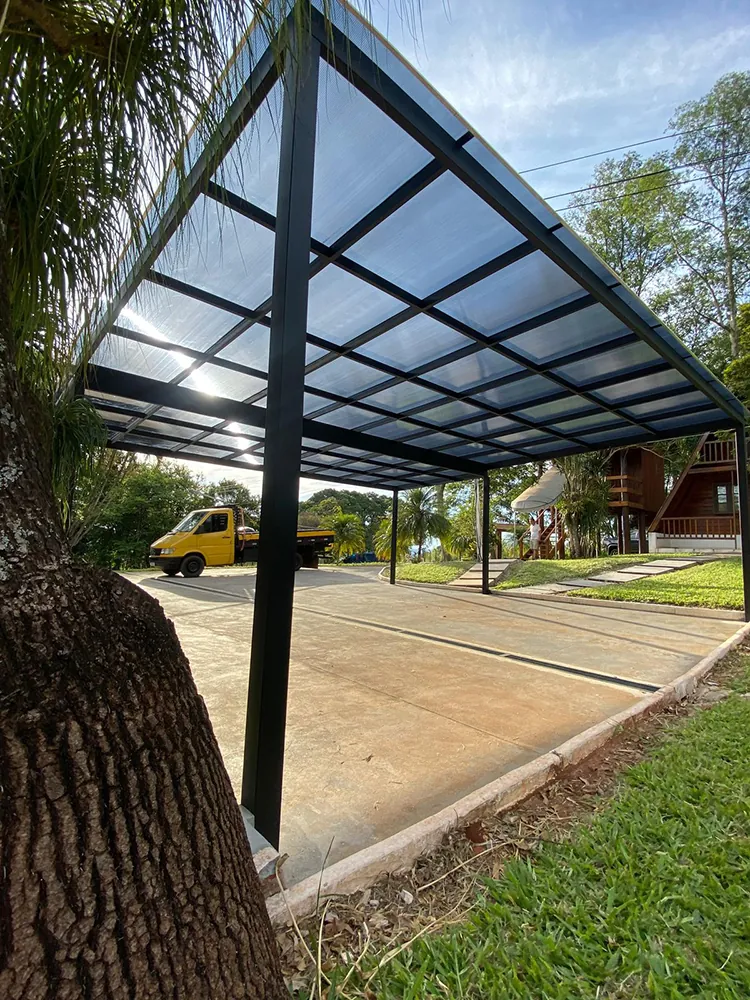 Guarda-corpo em vidro e aço — Avaré SP