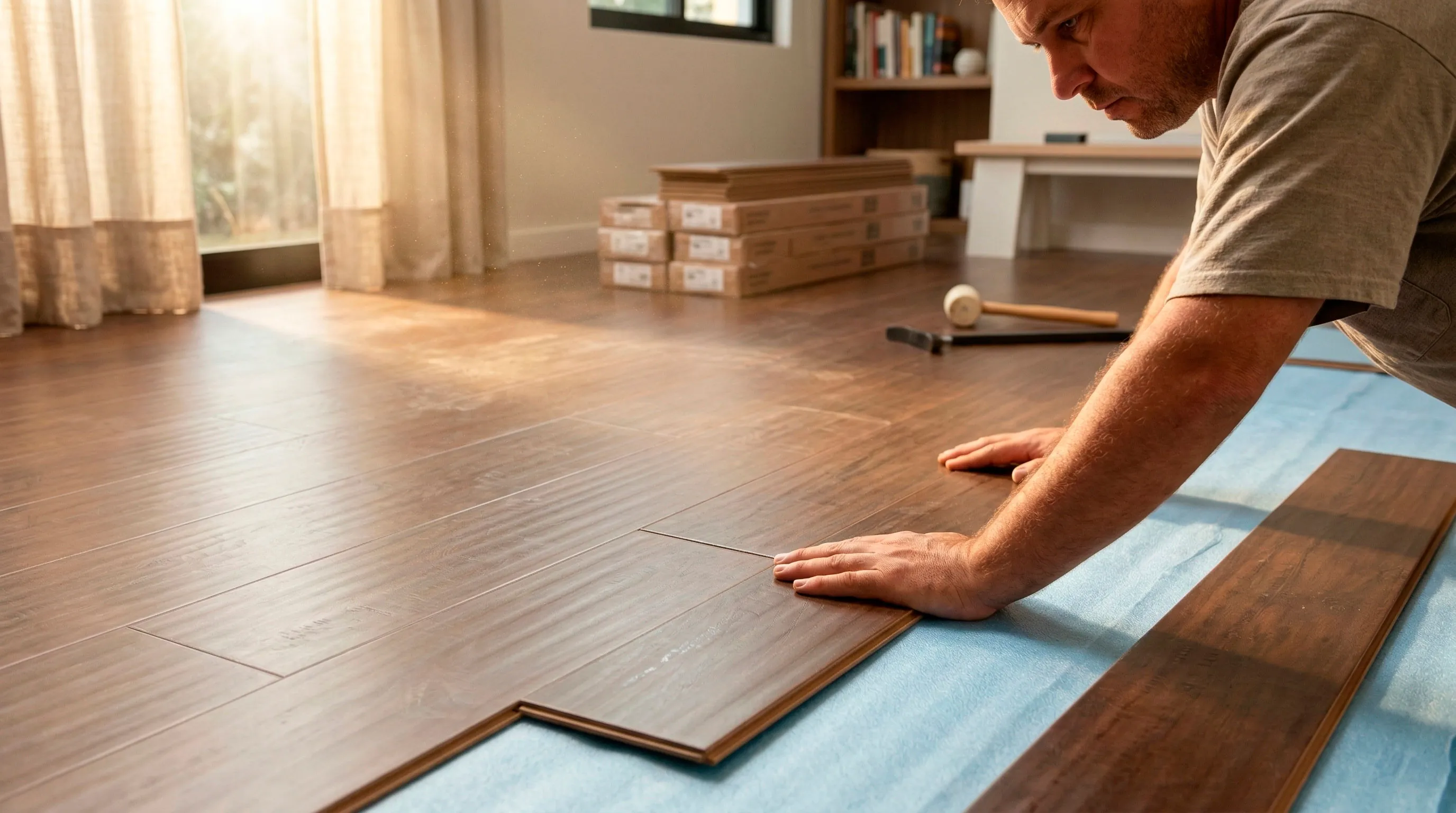 Piso vinílico em clínica odontológica