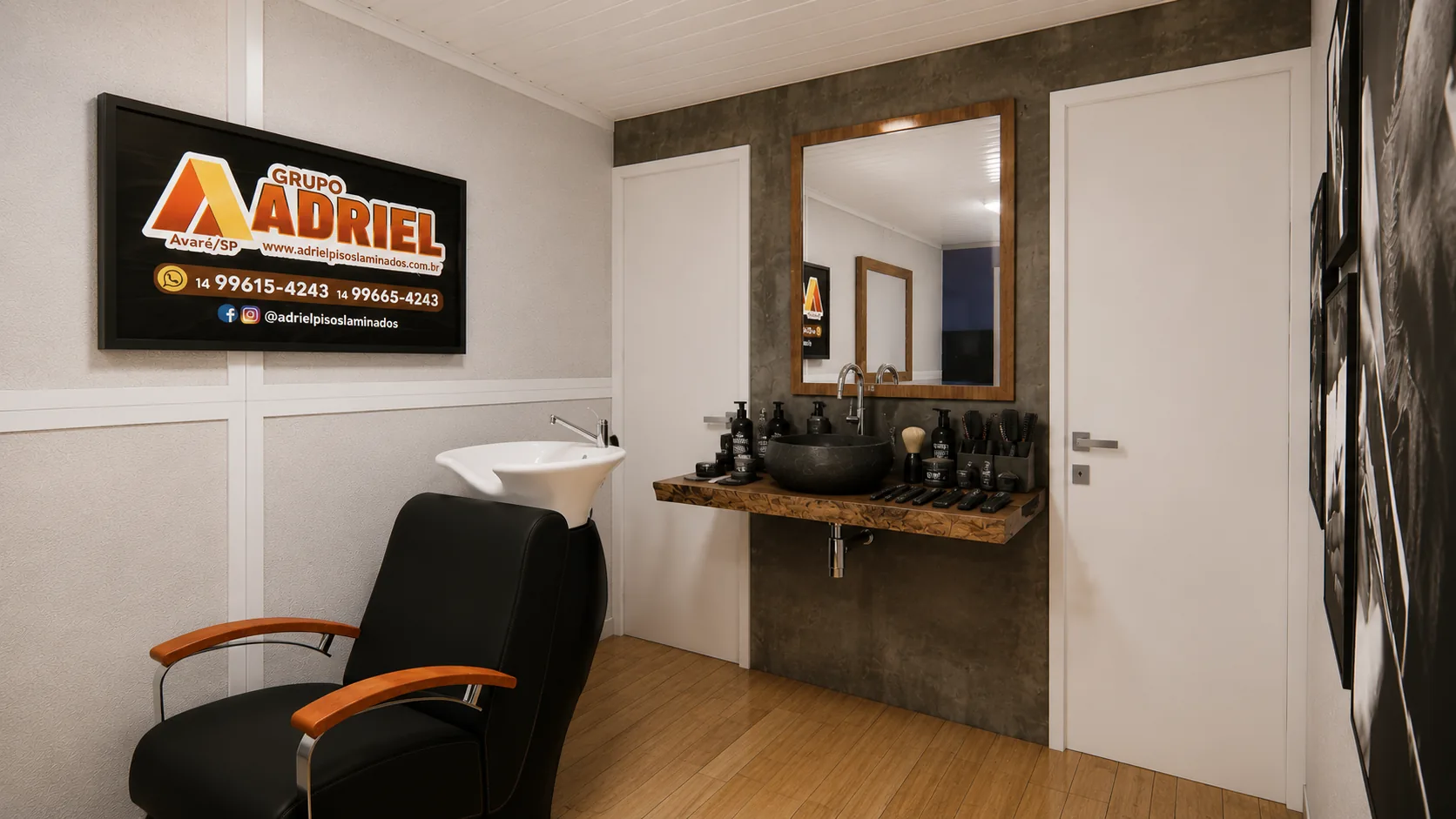 Barbearia — detalhe 1